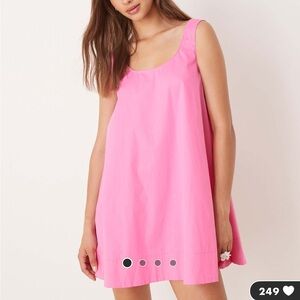 ASOS NWT pink swing dress
